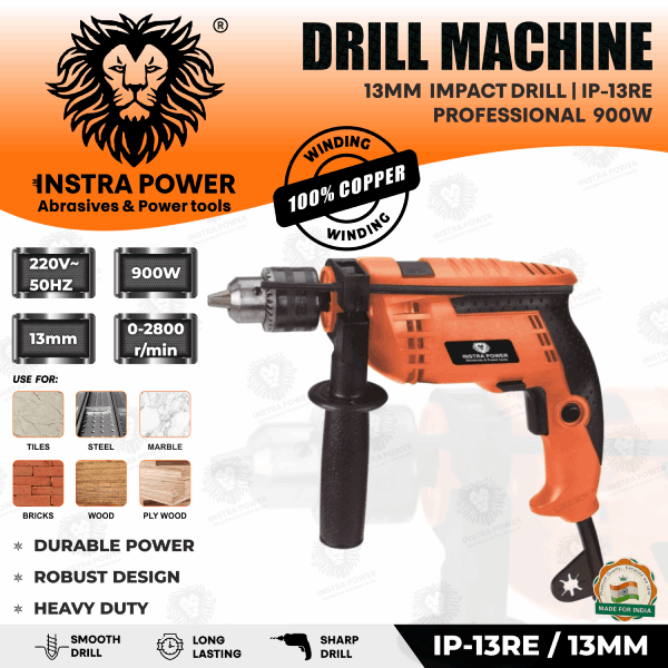 DRILL MACHINE 13MM IMPACT DRILL